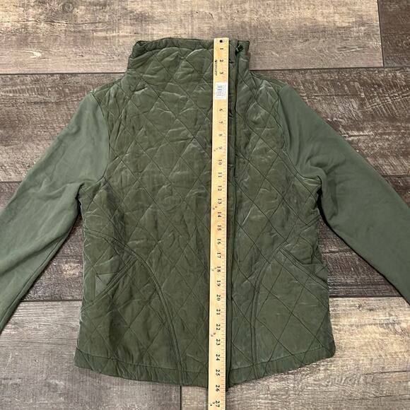 Anthropologie Marrakech Women's Quilted Phoebe Jacket Leaf Green Size M - Picture 6 of 11